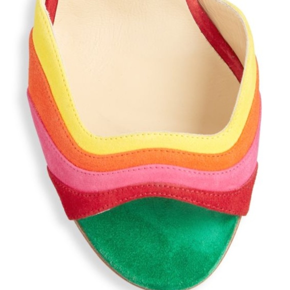 Degratissimo Rainbow Suede Sandals - Picture 3 of 6